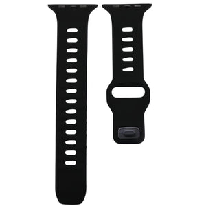 Brand New and Refurbished Apple Watch Black Silicone Strap Ultra 2/Ultra + Series 10/7/SE Silicone