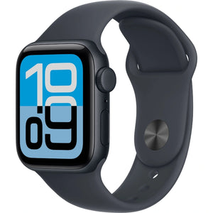 Brand New & Refurbished Apple Watch SE 3rd Generation Midnight Aluminium Case Black Sport Band GPS