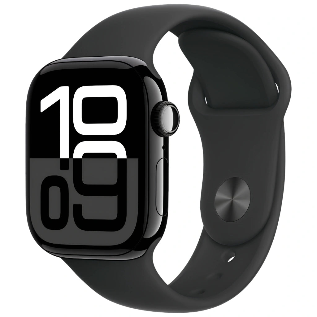 Brand new and refurbished Apple watch series 10 Cellular Jet black aluminium case black sport band