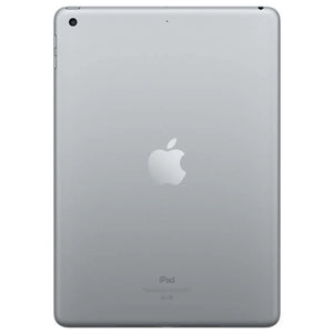 Apple iPad 6 Wi-Fi in Space Gray, showcasing the smooth dark gray back with a rear camera