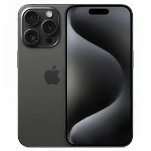 Refurbished Apple iPhone 15 Pro Black Titanium Smartphone