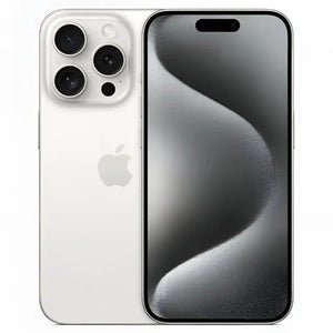 Refurbished Apple iPhone 15 Pro Max White Titanium Smartphone