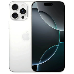Refurbished Apple iPhone 16 Pro Max White Titanium Smartphone eSIM only