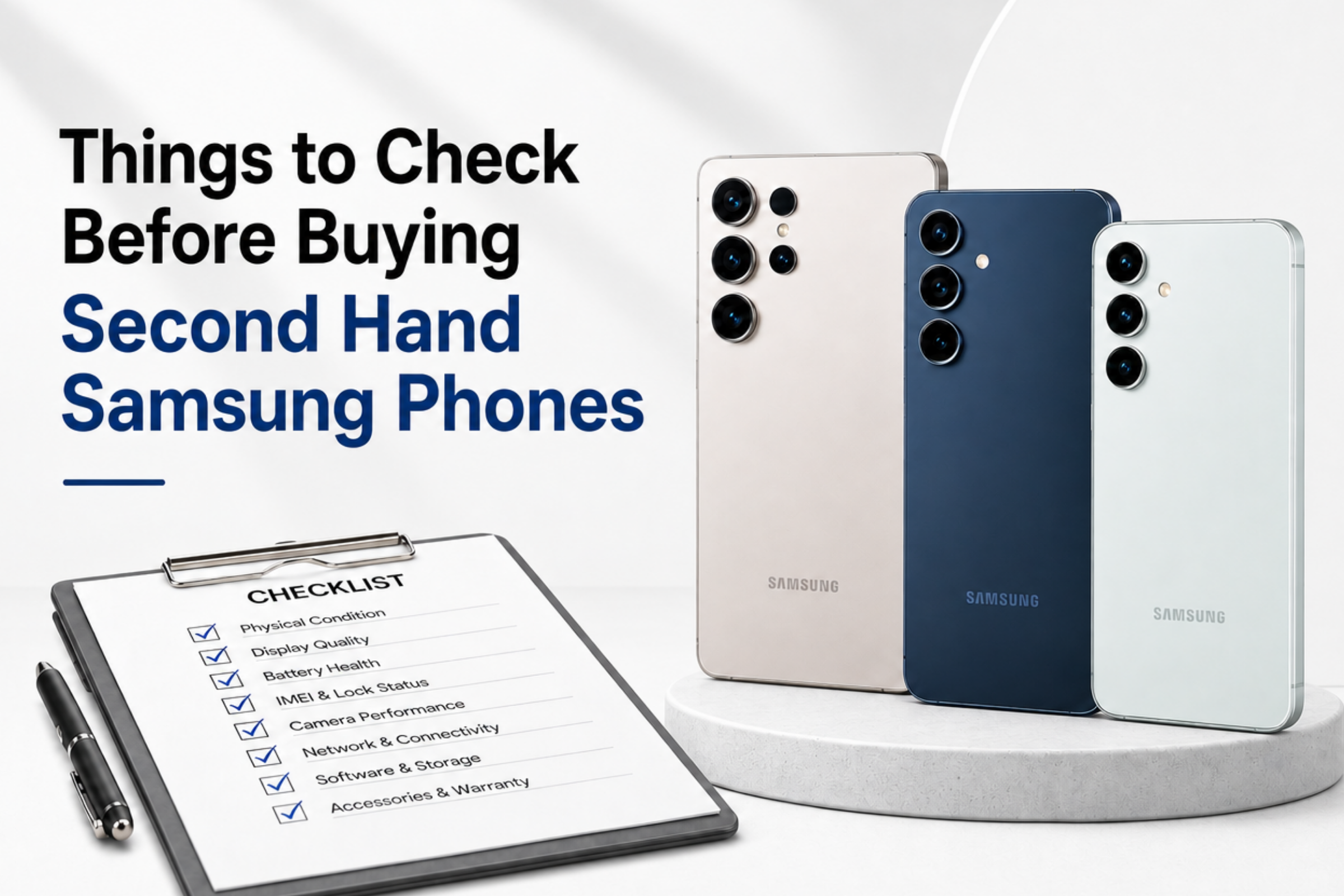 Things to Check Before Buying Second Hand Samsung Phones