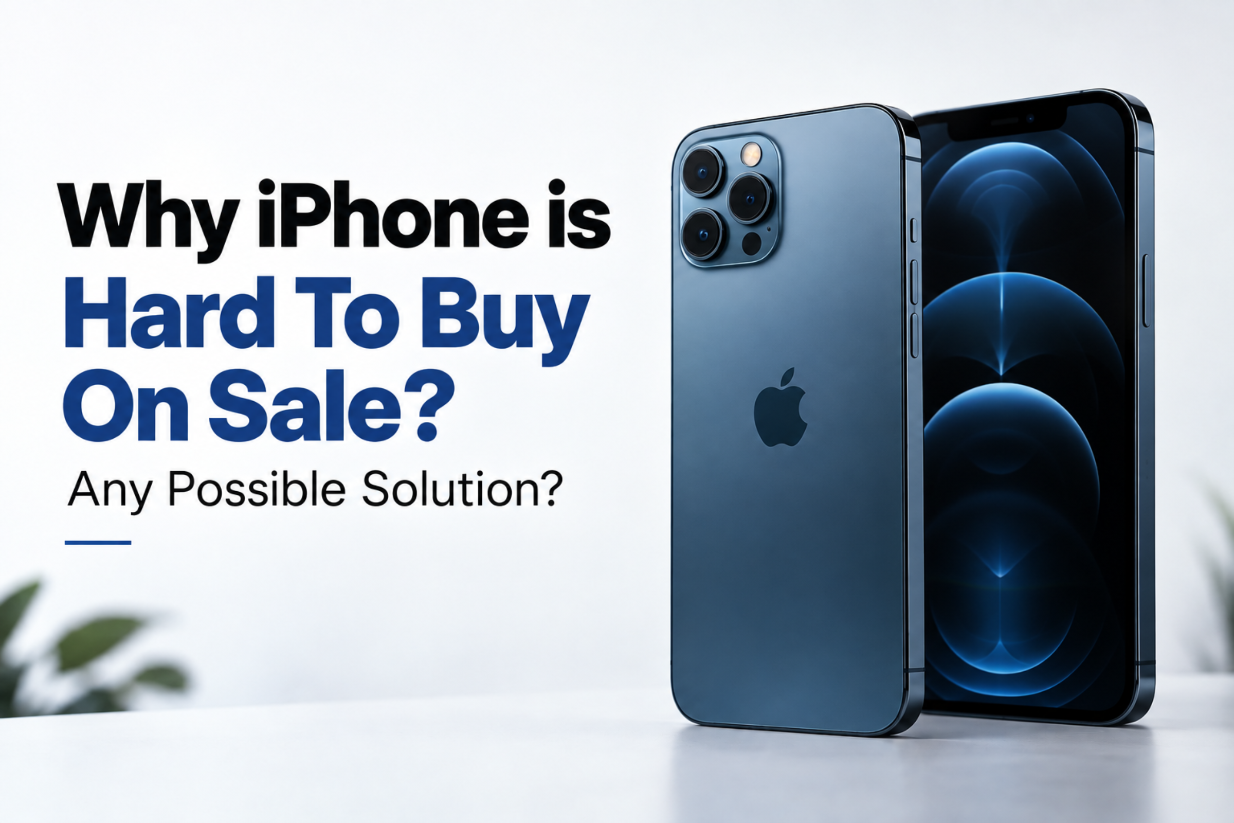 Why iPhone is Hard To Buy On Sale? Any Possible Solution?