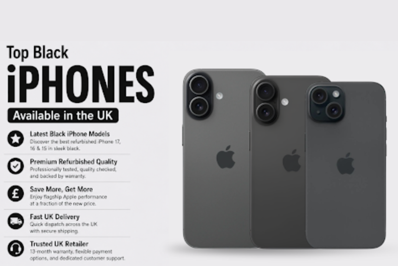 Top Black iPhones Available in the UK – Fast Delivery