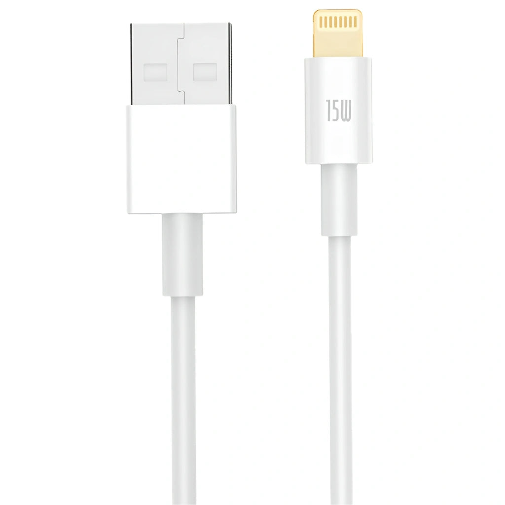 Brand New and Refurbished 15W USB-A to lightning charging cable
