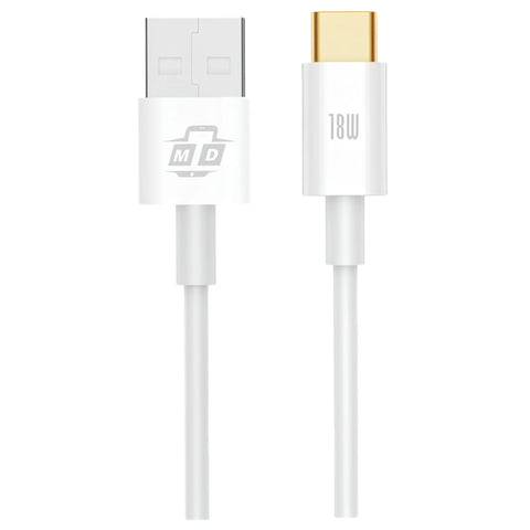 18W USB to USB C Charging Cable