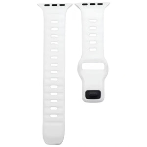 Brand New and Refurbished Apple Watch White Silicone Strap Ultra 2/Ultra + Series 10/7/SE Silicone