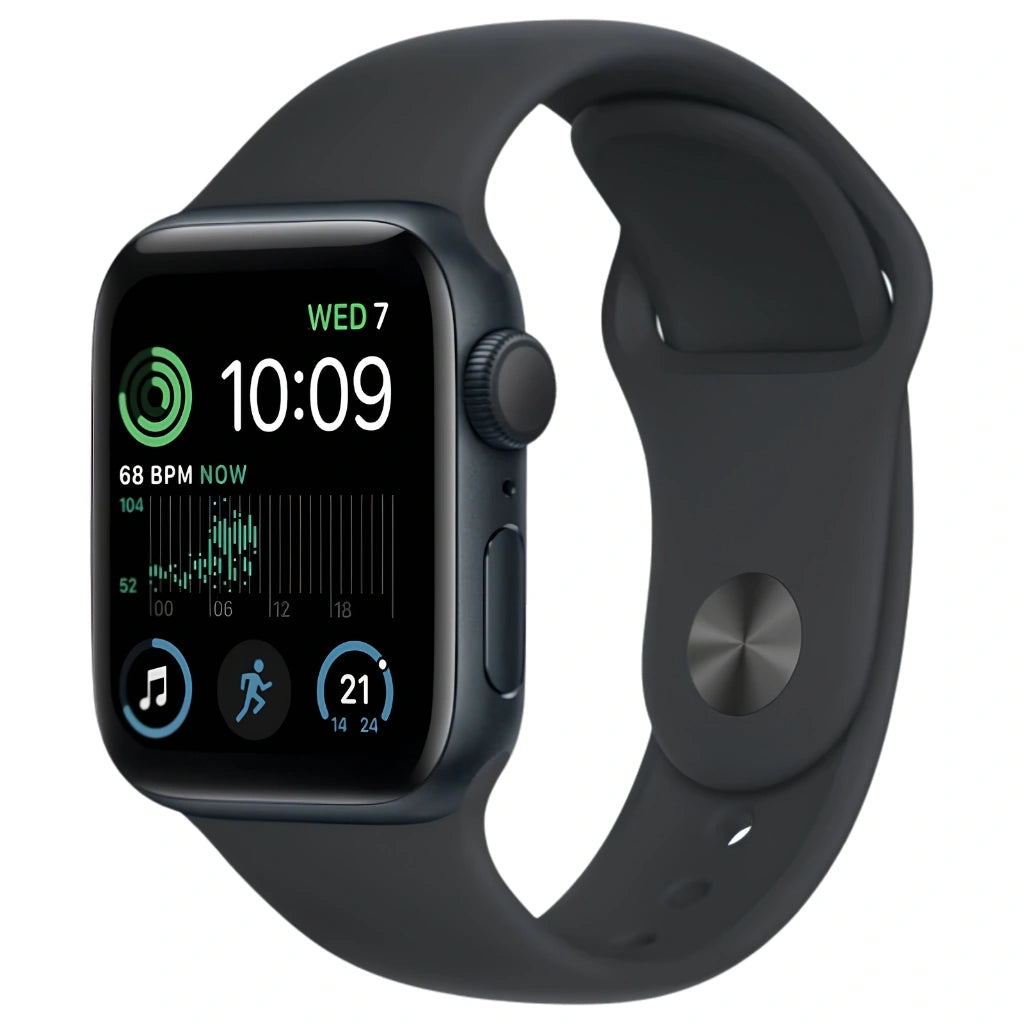 Brand New and Refurbished Apple watch se 2nd generation GPS Midnight aluminium case Midnight sport band