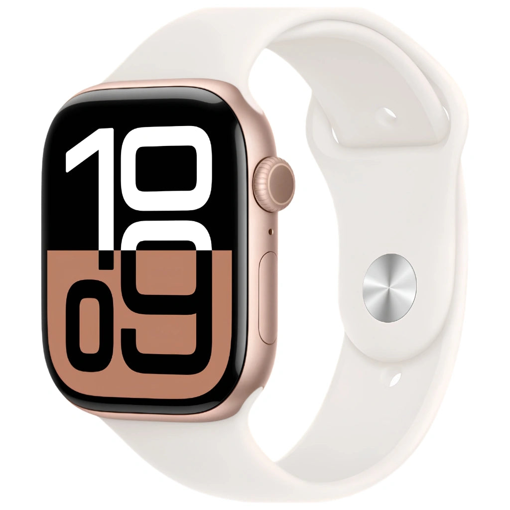 Brand new and refurbished Apple watch series 10 GPS rose gold aluminium case light blush sport band