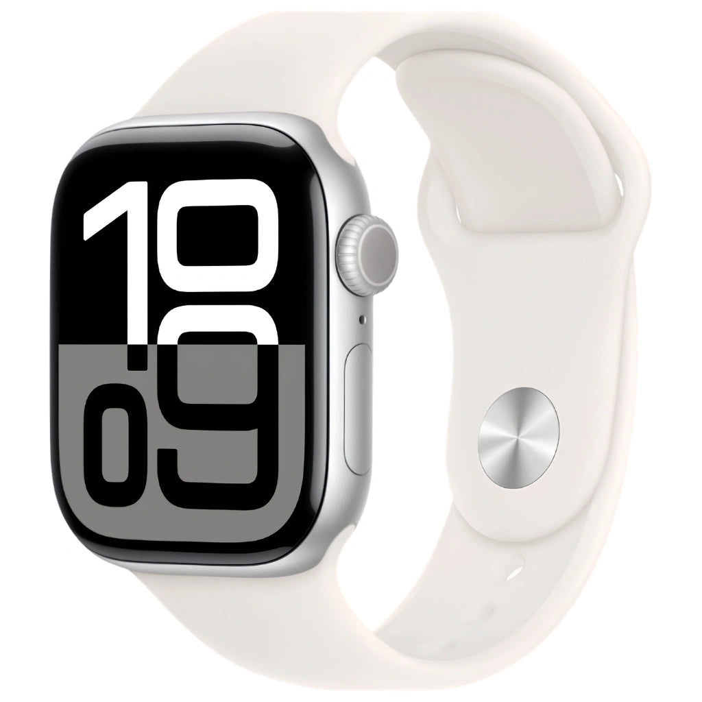 Brand new and refurbished Apple watch series 10 GPS Silver aluminium case light blush sport band