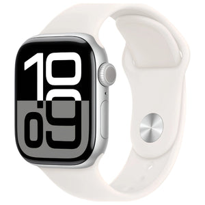 Brand new and refurbished Apple watch series 10 GPS Silver aluminium case light blush sport band