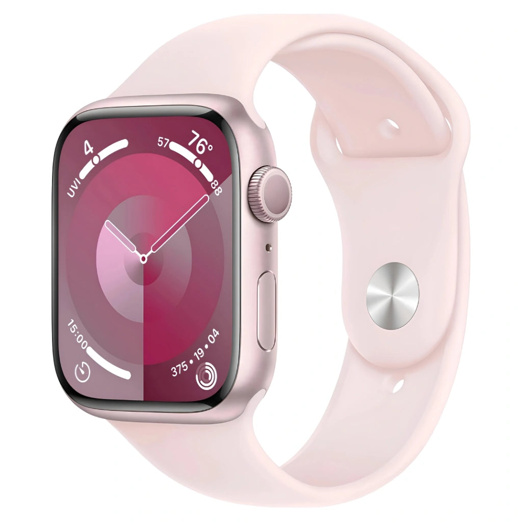 Brand New and refurbished Apple Watch series 9 GPS pink Aluminum case pink sport band
