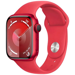 Brand New and refurbished Apple Watch series 9 Cellular red Aluminum case red sport band