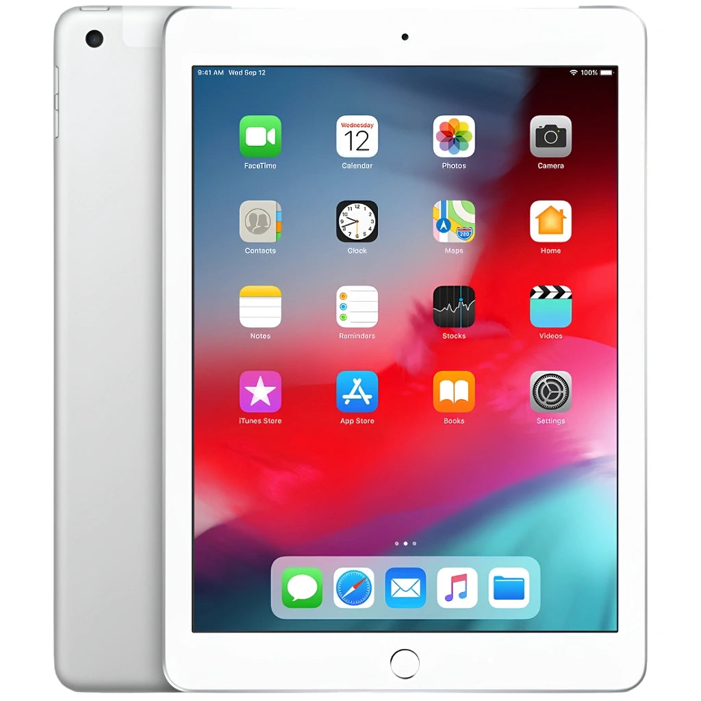 Refurbished Apple iPad 6th Generation Silver Cellular