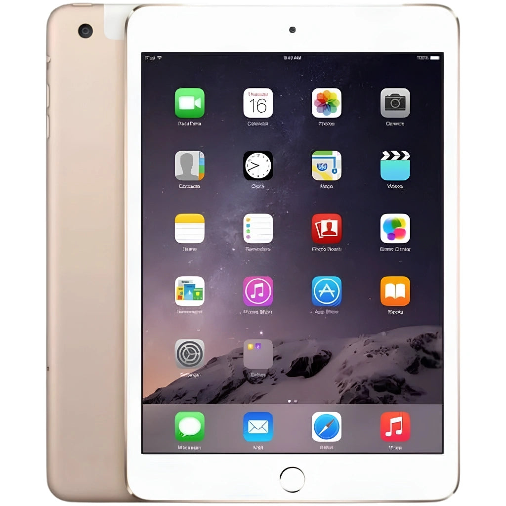 Refurbished Apple iPad Mini 3 Cellular Gold
