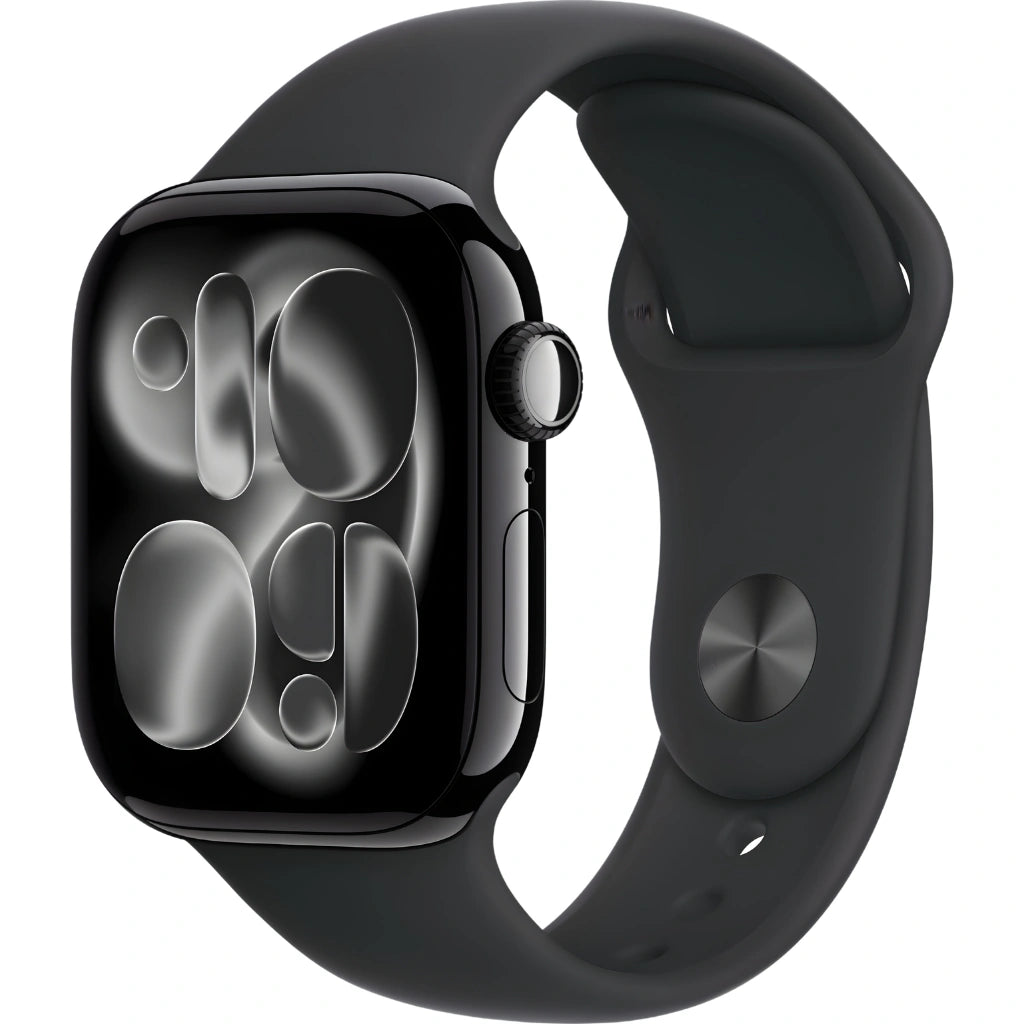 Refurbished Apple Watch Series 11 Jet Black Aluminium Case Black Sport Band