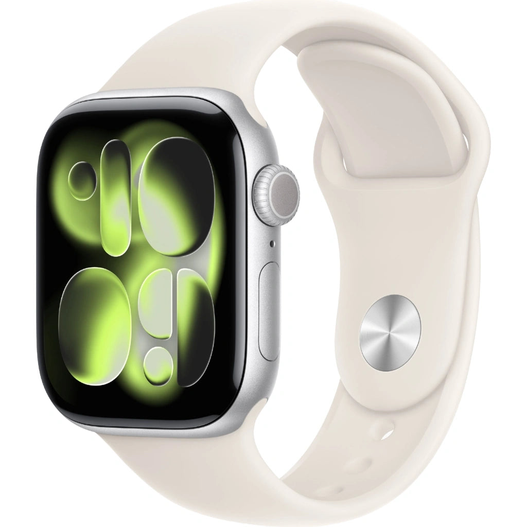 Refurbished Apple Watch Series 11 Silver Aluminium Case Starlight Sport Band