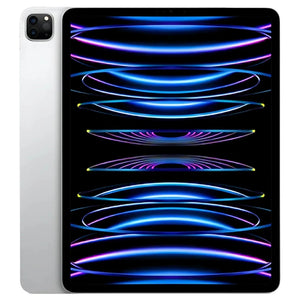 Apple iPad Pro 4th gen 11-inch M2 Wi-Fi in Silver, showcasing the front display and smooth silver back with dual rear cameras