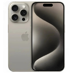 Refurbished Apple iPhone 15 Pro Natural Titanium Smartphone