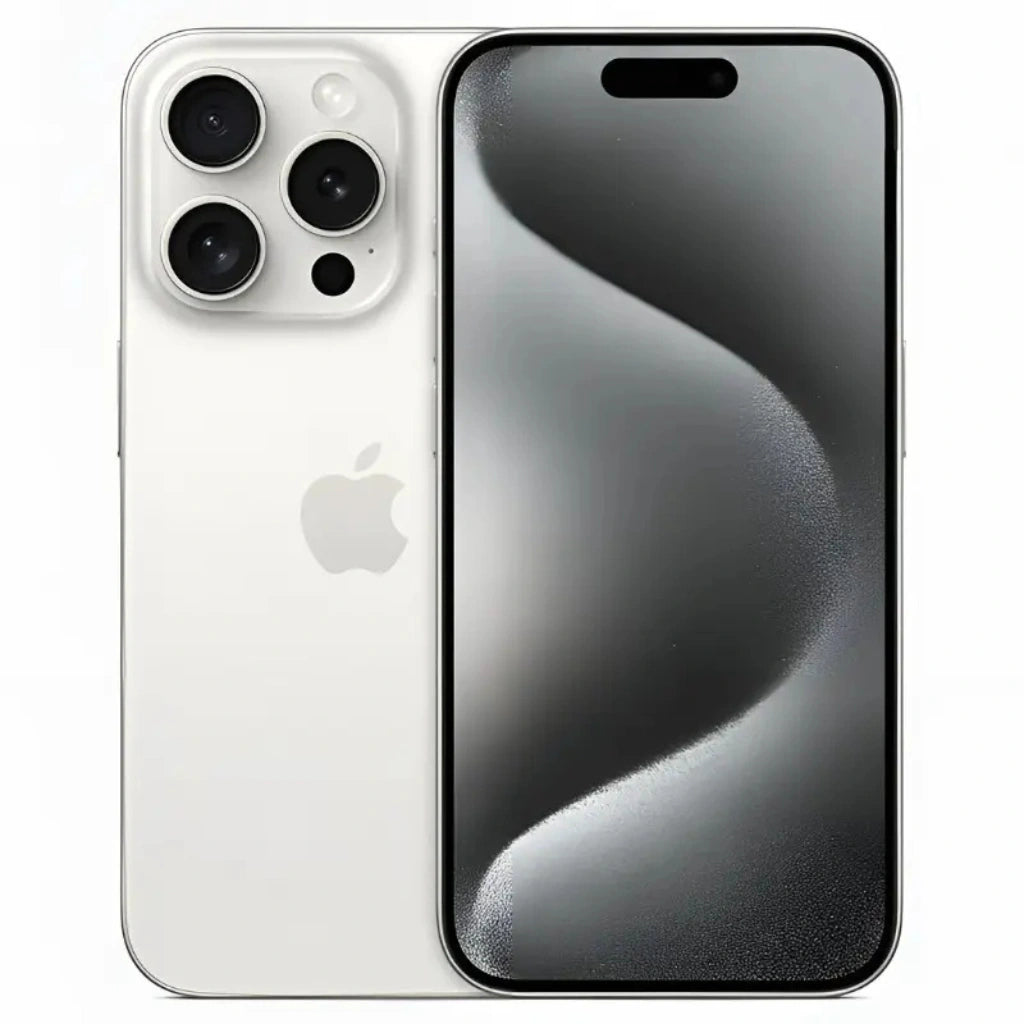 Refurbished Apple iPhone 15 Pro White Titanium Smartphone